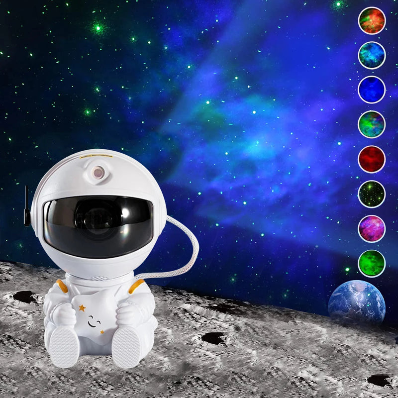 Astronauta Projetor Galaxy com Controle Remoto - UltraMaxx™