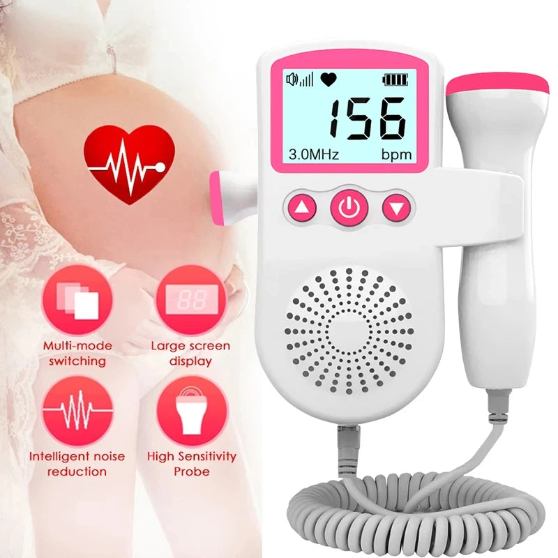 Doppler Ultrassom Portátil para Batimentos Cardíacos  Fetal UltraMax