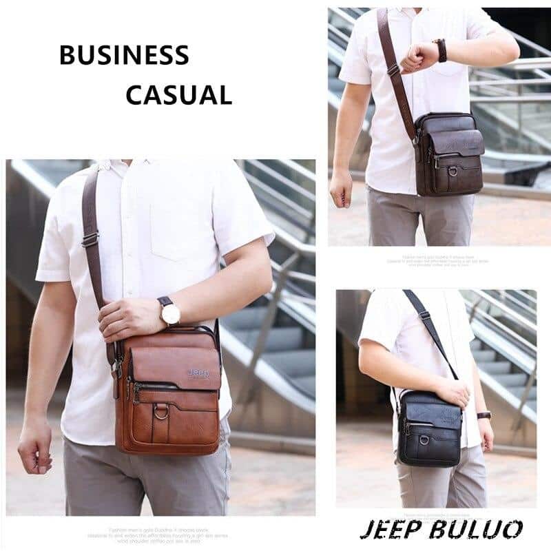 Bolsa de Lado Masculina JEEP tipo Carteiro